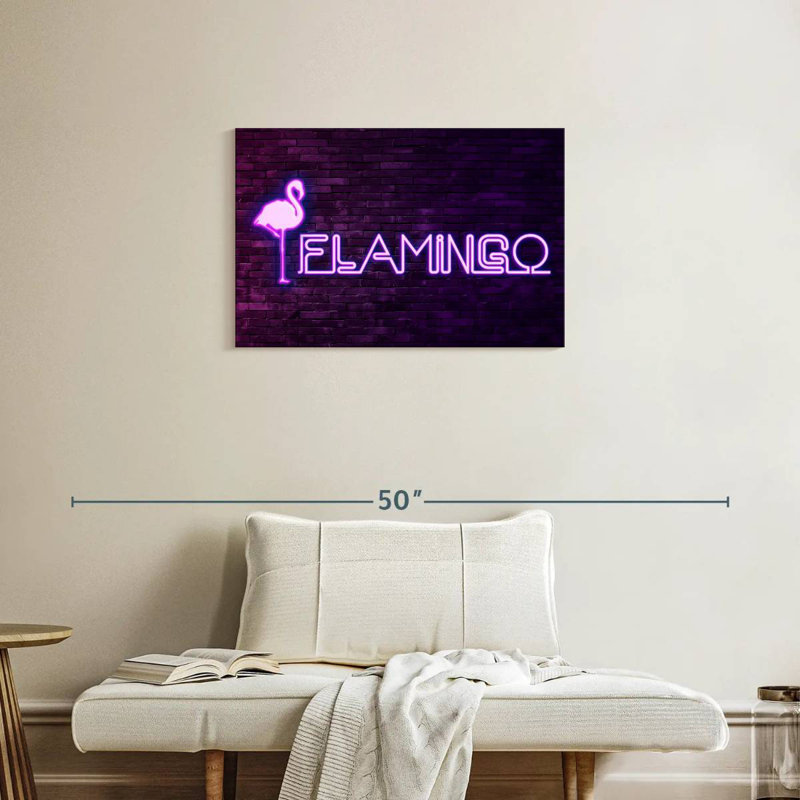 Brampt Flamingo, 20" H x 30" W