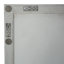 Ensemble de 2 décorations murales grises en bois sculpté gris l 16 po x H 48 po