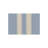 Blue Beige Striped Doormat, 24L x 36W, for Entrance Porch