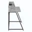 Bureau d'ordinateur, bureau personnel, ordinateur portable, tablettes de rangement, travail, métal stratifié aspect pierre, contemporain, moderne