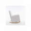 Chaise berçante en tissu avec repose-pieds réglable-1287876489