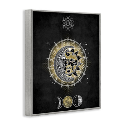  Art lunaire et solaire fractal, estampe numérique par Oliver Jeffries