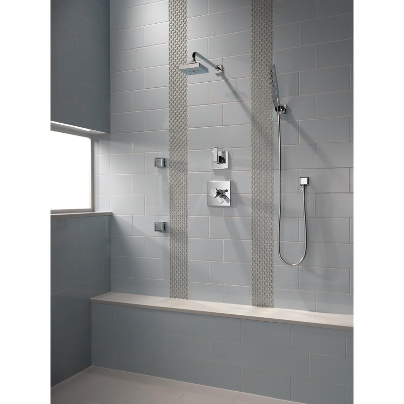 H2Okinetic 3-Spray Wall Mount Hand Shower, Handheld Shower Head 1.75 GPM, Chrome