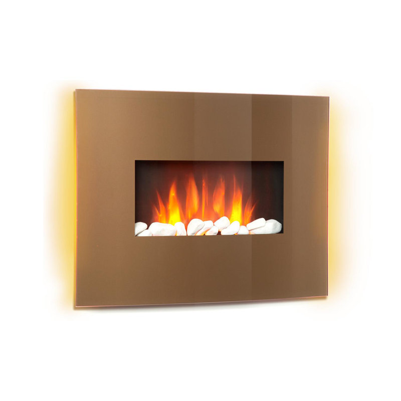 Klarstein 66.5cm W Copper Electric Fireplace Insert