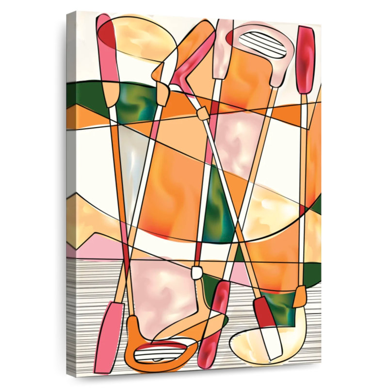 Sireci Abstract Golf, 12" H x 8" W
