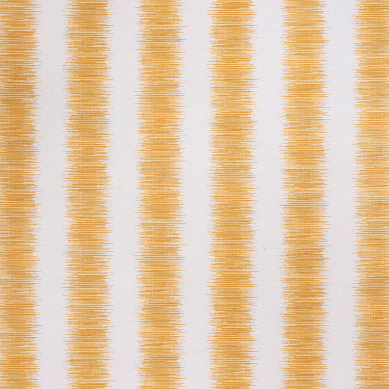 Hampton Stripe Fabric, Amber/White