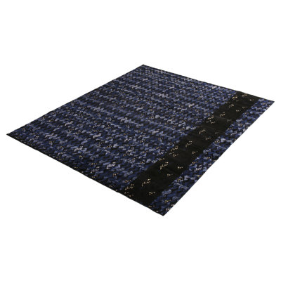 Hand Knotted Wool Geometric Area Rug