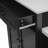 82.7 inch Kitchen Island with Extendable Dining Table for 4-6 Person,Faux Mable Kitchen Table with Double-sized Storage,Power Outlet,Kitchen island with Storage 2 Drawers 2 Side Open Shelves,Black-1782026531