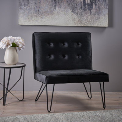 Danjela Velvet Accent Chair