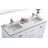 Mariário 60'' Double Bathroom Vanity with Marble Top-1303037250-1279037484