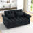 Loveseats Sofa Bed With Pull-Out Bed,Adjsutable Back-1064009328