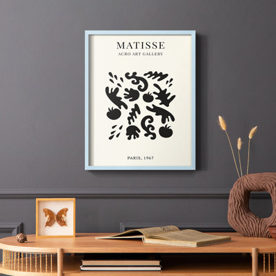 Matisse LX III, reproduction encadrée - bois massif