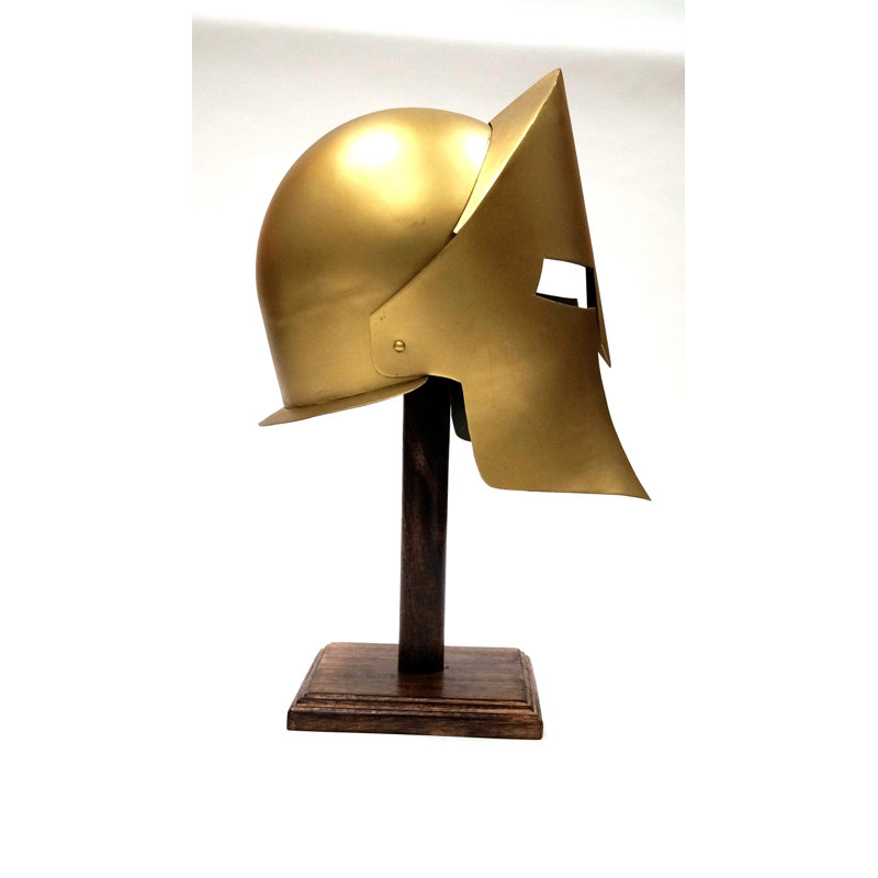 Sculpture 300 casques spartiates