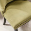 Ensemble de 2 chaises de salle à manger classiques en velours capitonné haut de gamme et rembourrées en velours de style contemporain avec pieds en bois cloutés-414852714-426548874-426551926
