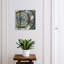 Key cabinet, Opens to the left, 30x30x5, Black, details and geometric motif in harmony, 