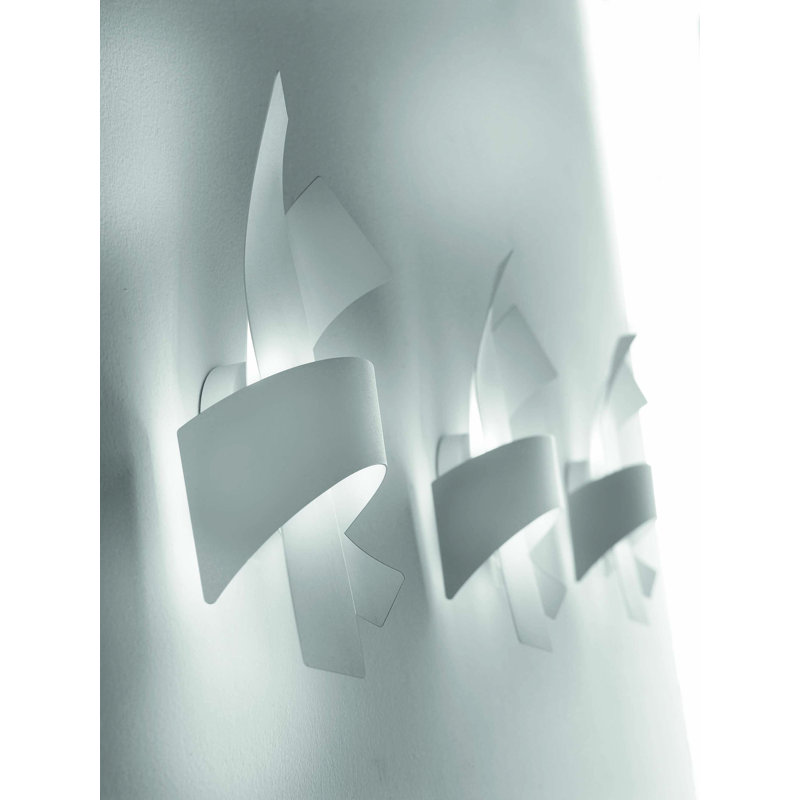 LED Flush Mounted Sconce, White