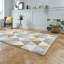 Machine Woven Grey/Yellow Rug-70523001