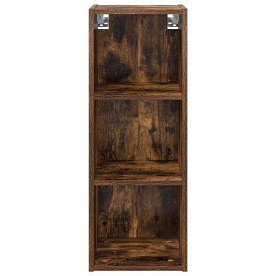 Vidaxl Hanging Cabinet With Storage Riga Grey Sonoma 20 X 29.5 X 80 Cm
