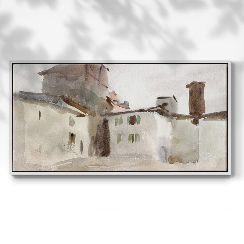 Nautical Series-CDVII- Galerie encadrée - prête à être accrochée, H 25 po x l 49 po, Blanc