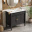 Meuble-lavabo autoportant 36 po avec lavabo en céramique-398599044