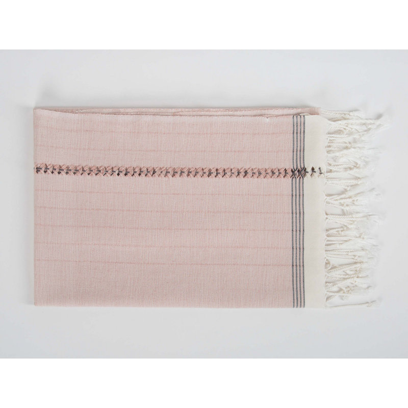 Serviette de plage Sharpe 100% coton, Rose