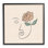 Contour de femme abstrait floral