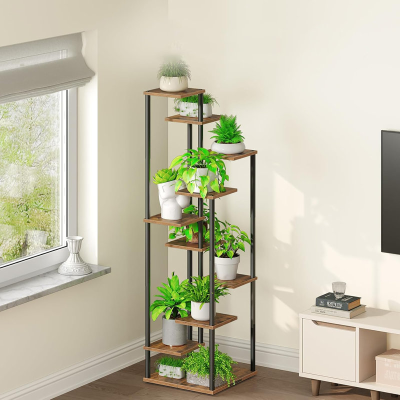 Superbe début! Support pour plante d'intérieur en coin à 10 niveaux, structure à plusieurs niveaux, convient au salon, au balcon et au jardin