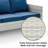 Ingvald 74'' Wide Straight Patio Sofa with Cushions-431360484