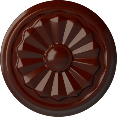Médaillon de plafond Endurathane Olivia, 7 7/8 po x P 1 1/8 po (convient aux auvents jusqu'à 3 1/2 po)