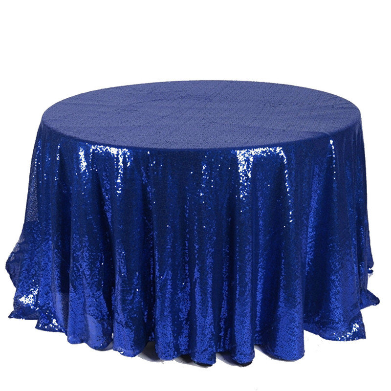 Dorantes Sequin Tablecloth, Navy