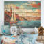 Sydney Harbour Sunset Coastline III - Port Landscape Coastal sur impression sur bois-295043717