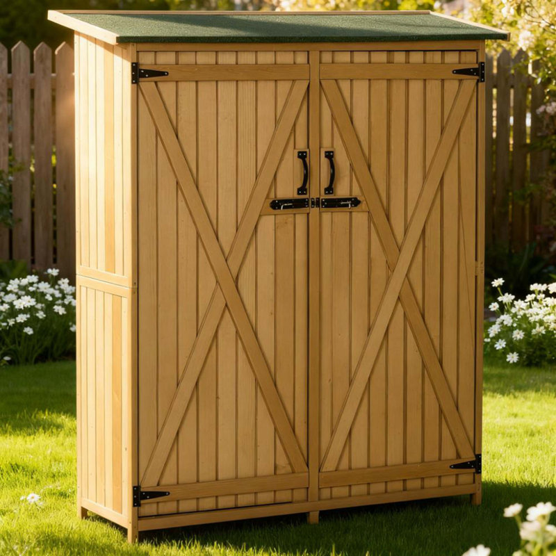 Rangement de jardin en bois