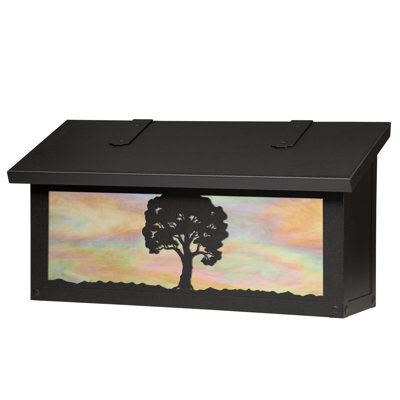 Brass Wall Mounted Mailbox