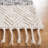Archie-John Hand Woven Wool/Cotton Striped Rug in Black/Ivory-1861890997