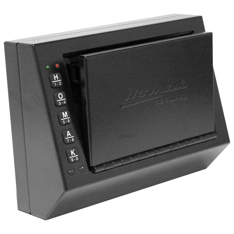 Small Black Steel Electronic Access Pistol Box