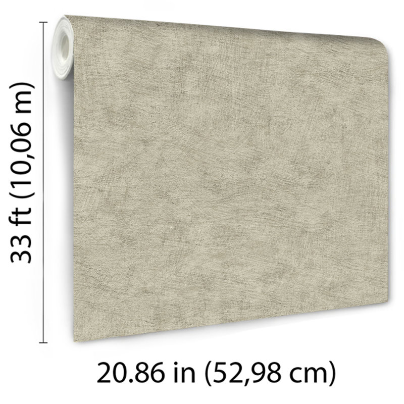 Papier peint taupe Pampas, Taupe