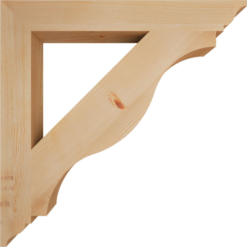 Support traditionnel Funston, H 32 po x l 3,5 po x P 32 po, Douglas, Lisse