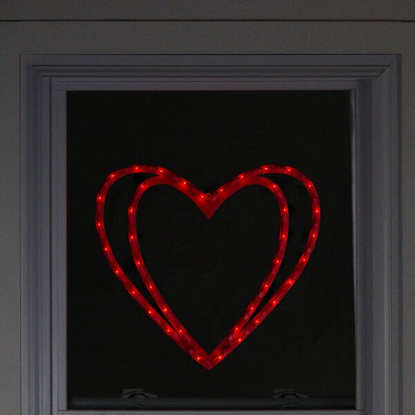 Beistle Valentine's Day Glittered Heart Cutouts