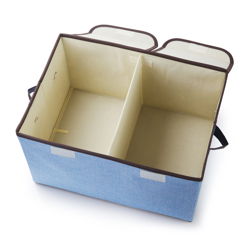 Rebrilliant Fabric Decorative Bin, Blue