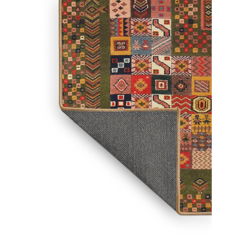 Tapis brun/rouge contemporain, Rectangle 8 pi x 10 pi