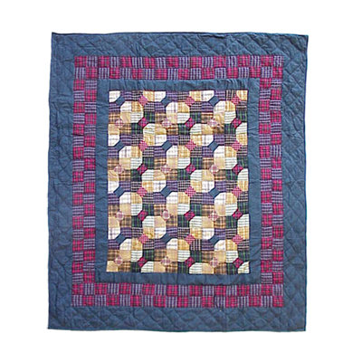 Bow Tie Quilted Throw Blanket