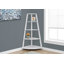 Bibliothèque, bibliothèque, étagère, d'angle, 4 niveaux, H 60 po, bureau, chambre à coucher, contemporain, moderne-1423485704