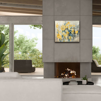 «Flowers On A Rainy Day» par Silvia Vassileva, art mural sur toile