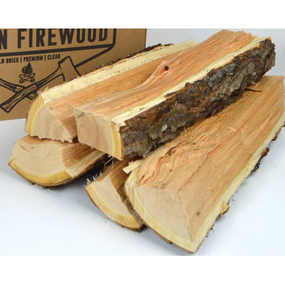 Wilson Split Firewood - Seasoned Natural Kiln Dried Fireplace, Fire Pit, Bonfire Logs
