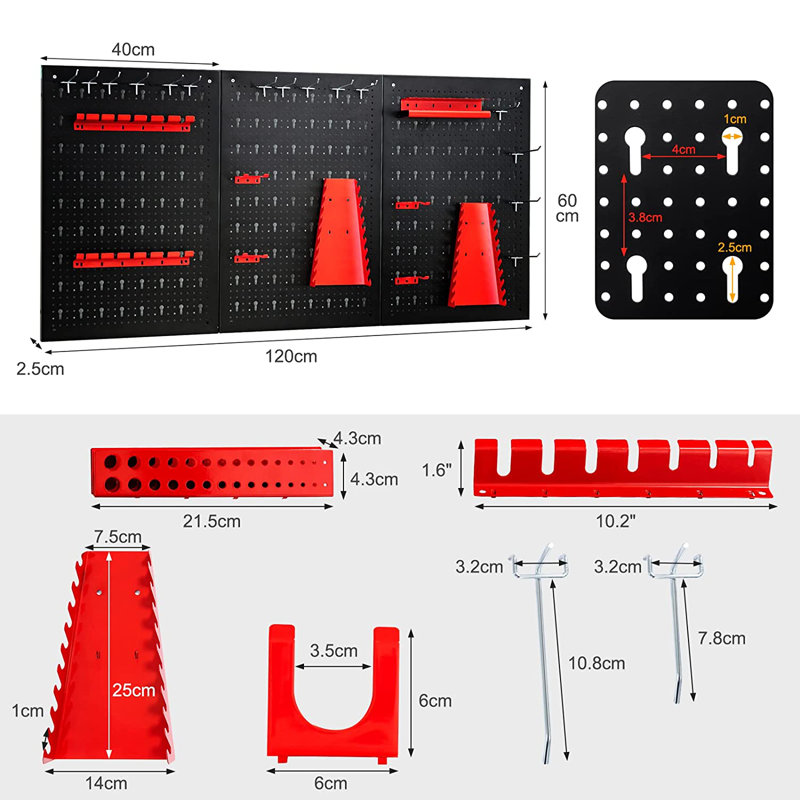 Wall Storage System Tool Holder