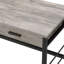 Bureau en chêne clair et finition noire patinée avec USB