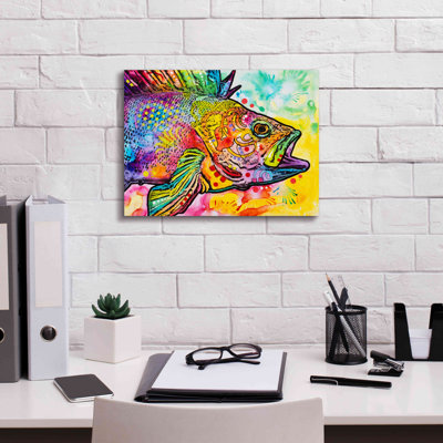 Poisson par Dean Russo - impression sur toile tendue