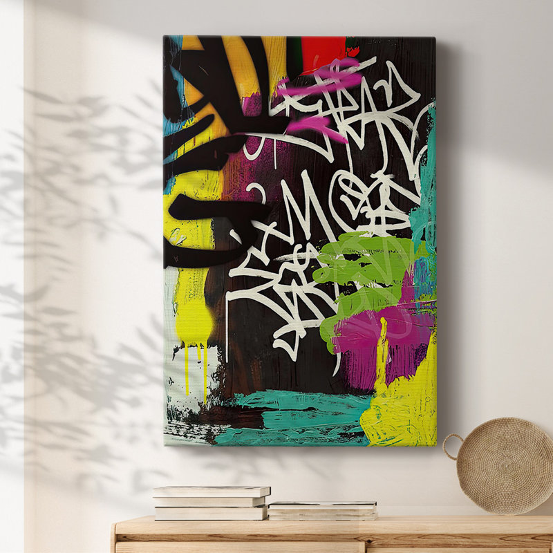 Street Style II Framed On Canvas Print, 27" H x 18" W