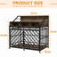 Dog Kennel with Three Drawers Storages