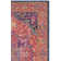 Annette Oriental Fuchsia/Orange Area Rug